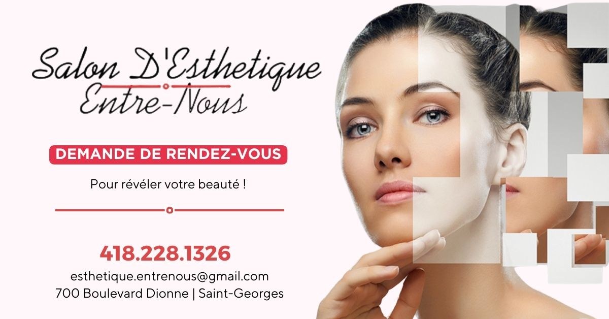 Bannière Salon d'Esthétique Entre-Nous